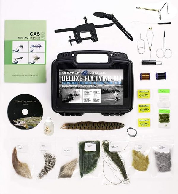 Deluxe Fly Tying Kit for Beginners And Pros